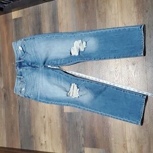 Madewell NWT the perfect vintage jean straight leg distressed medium wash